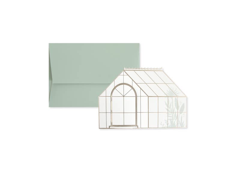 Greenery Tropical Pop-Up Greeting Card