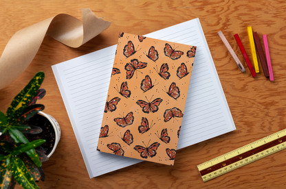 Flying Monarchs Soft Touch Layflat Notebook | LFC1684L