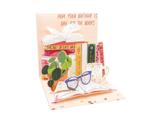 Literary Birthday Pop-Up Card