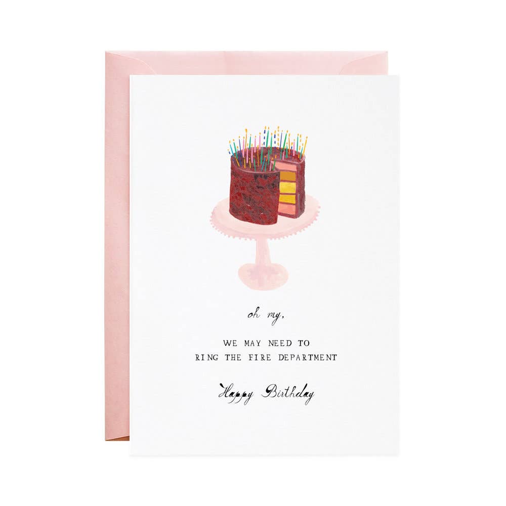 Ring the Fire Department - Birthday Greeting Card