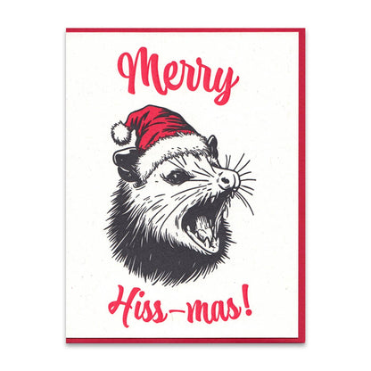 Hiss Christmas Greeting Card
