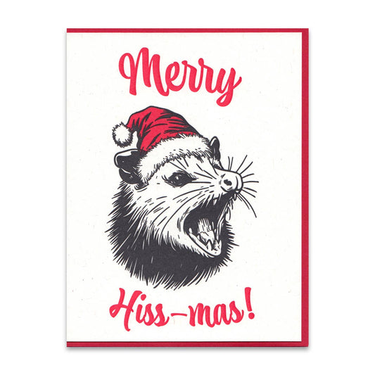 Hiss Christmas Greeting Card