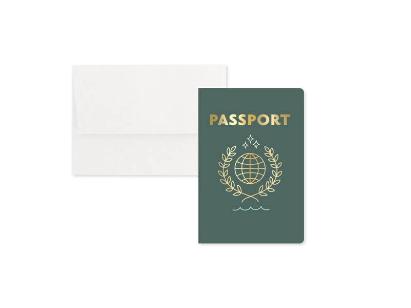 Passport Pop-Up Card