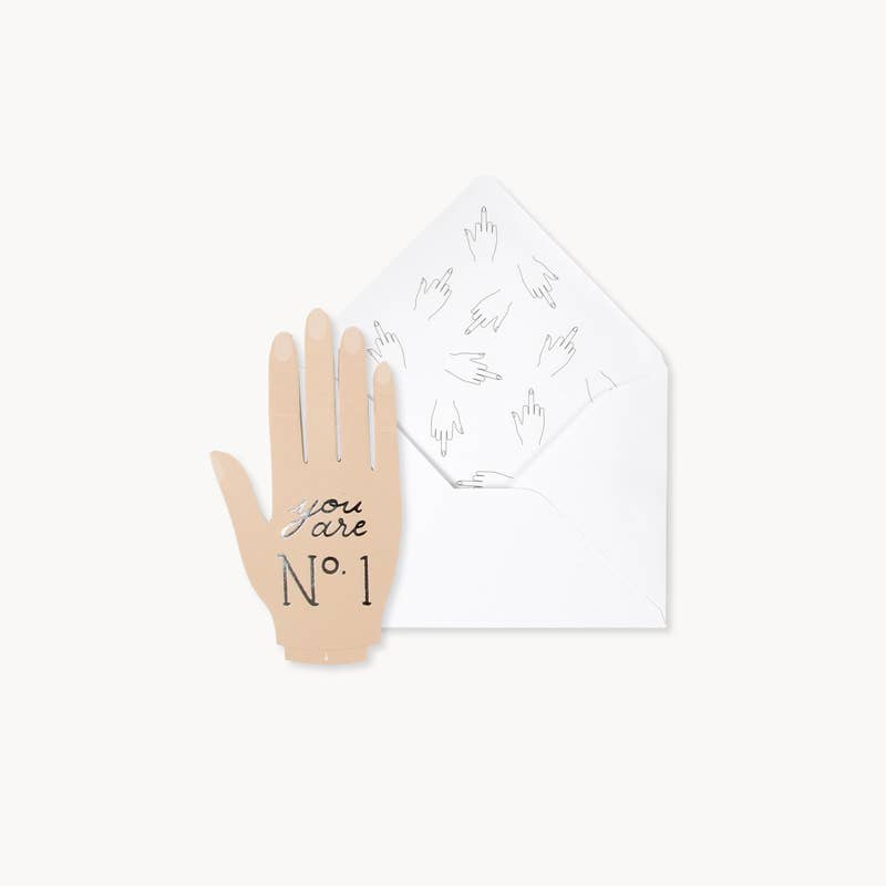 Number One Pop-Up Card