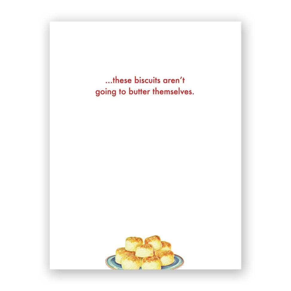 Biscuits Valentine Greeting Card