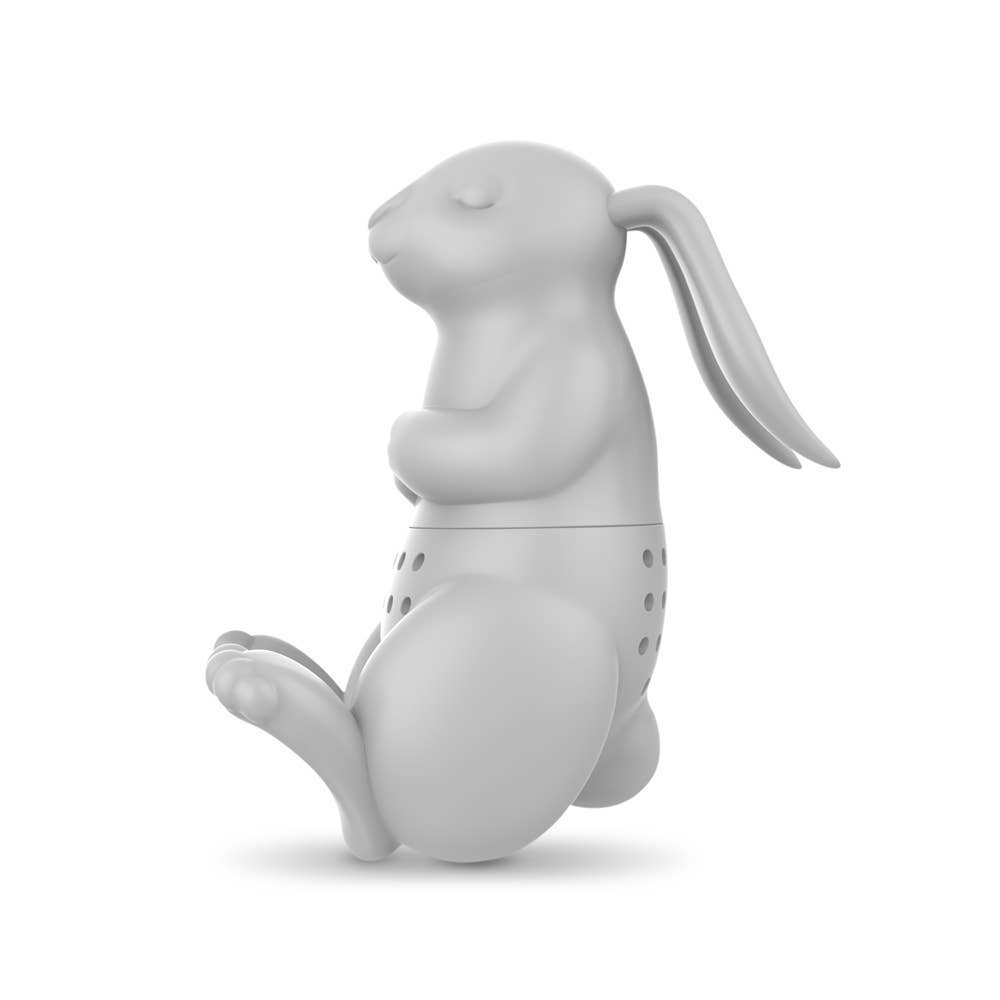 Brew Bunny Rabbit Tea Infuser, silicone tea accessory from stationery store, perfect for loose leaf tea, heat-resistant design.