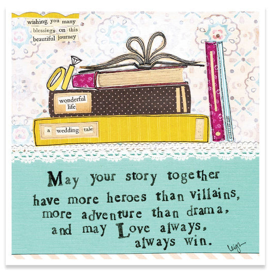 YOUR STORY WEDDING GREETING CARD 5.5 x 5.5"