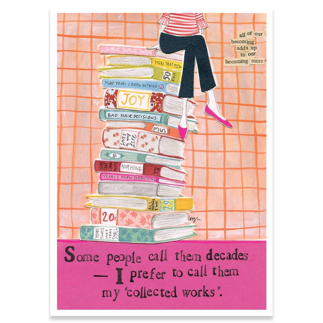 COLLECTED WORKS BIRTHDAY GREETING CARD 4.5 x 6.25
