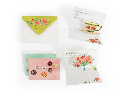 Many Thanks Pop-Up Cards Boxed Notes