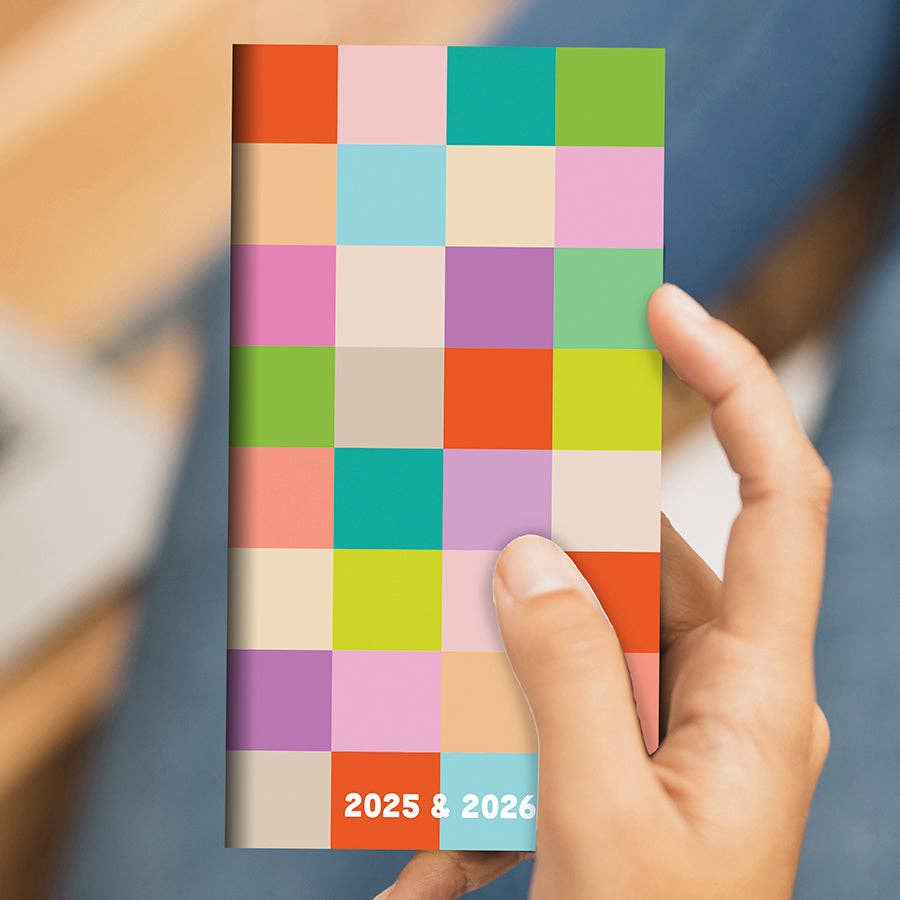 2025-2026 Check Your Colors Small Monthly Pocket Planner