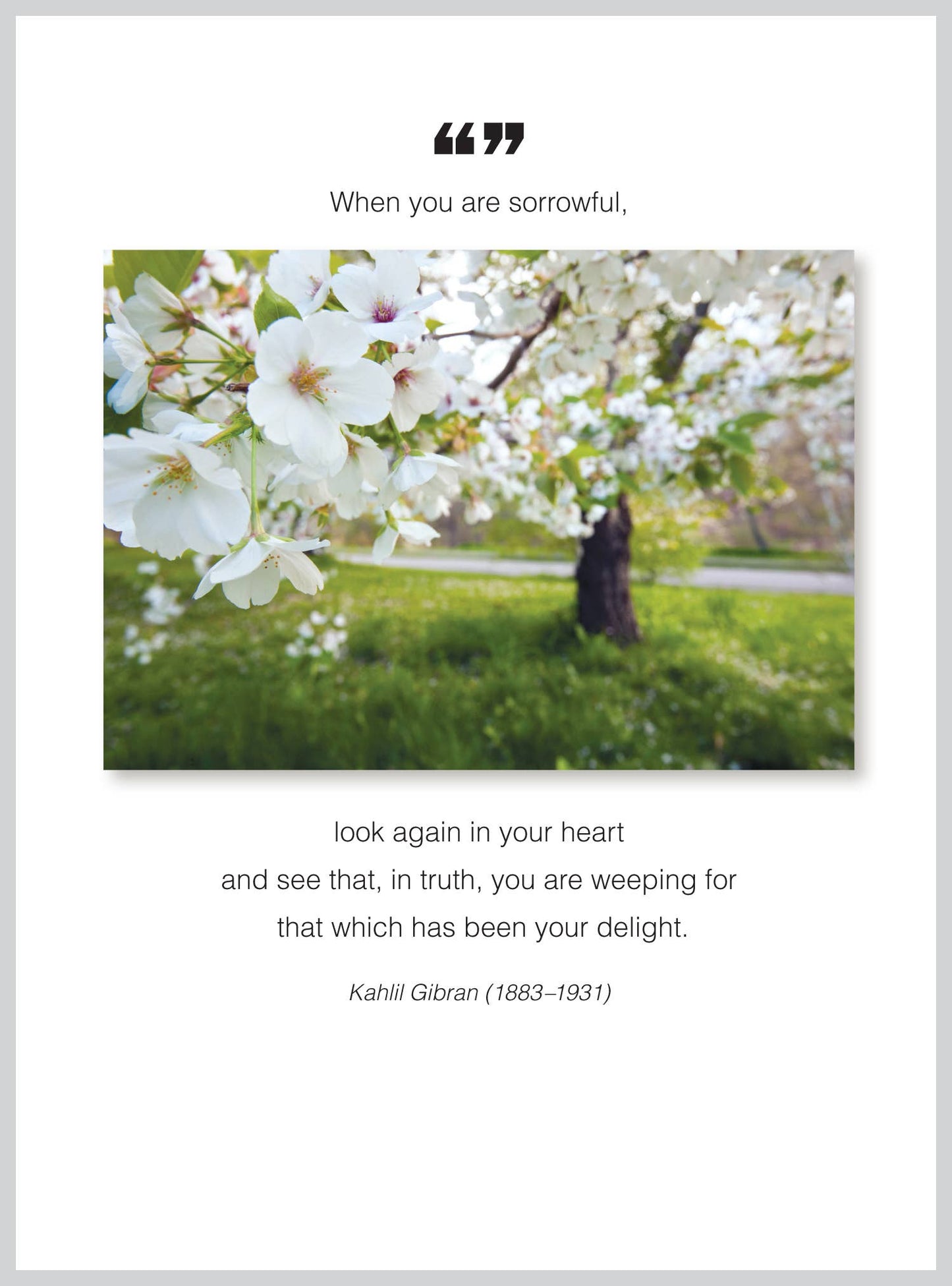 When you are sorrowful Sympathy Greeting Card