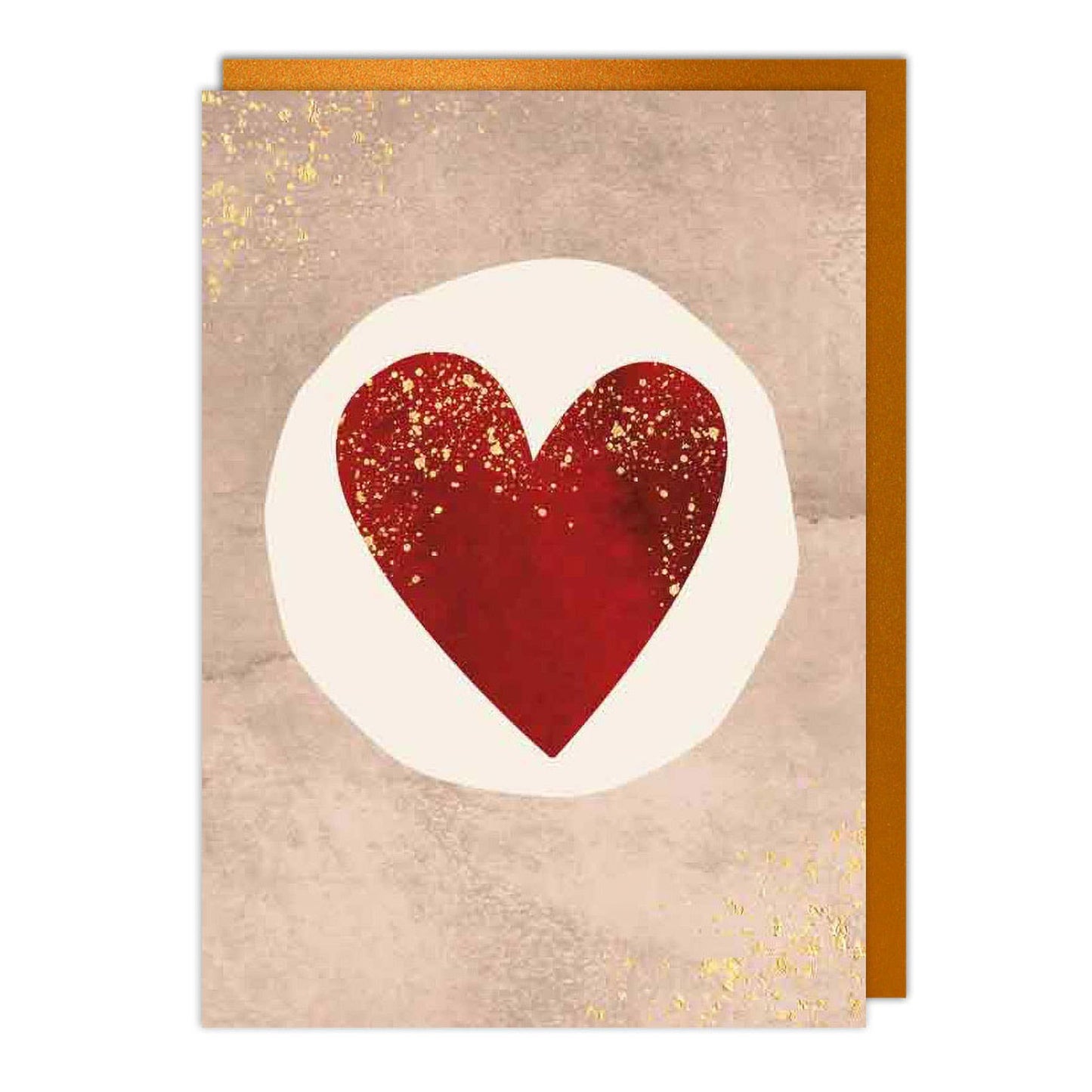 Red Heart Blank Card