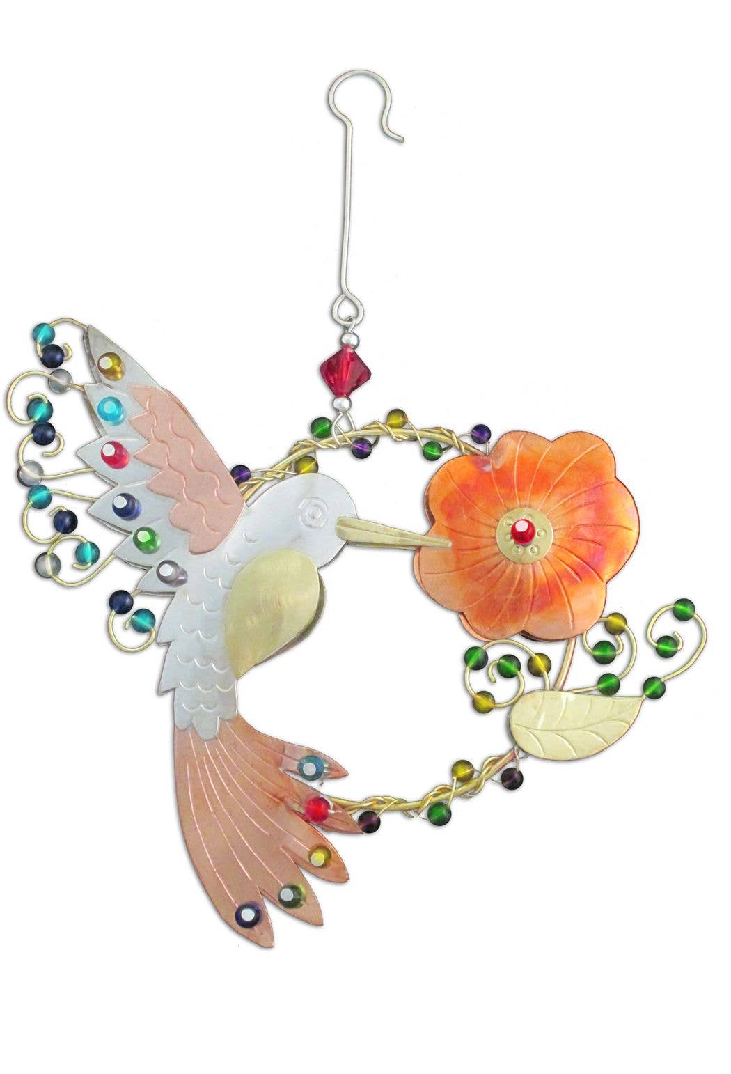 Ruby Hummingbird Ornament