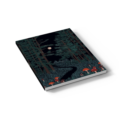 Moonrise Forest Medium Layflat Journal Notebook LFM1346L