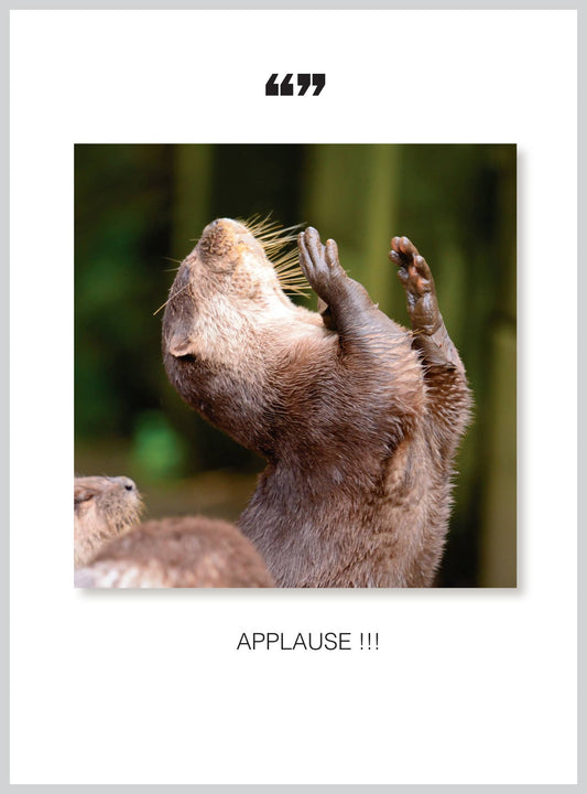 Applause!!! Congratulations/Graduation Greeting Card