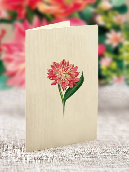 Mini Dear Dahlia Pop-up Greeting Card