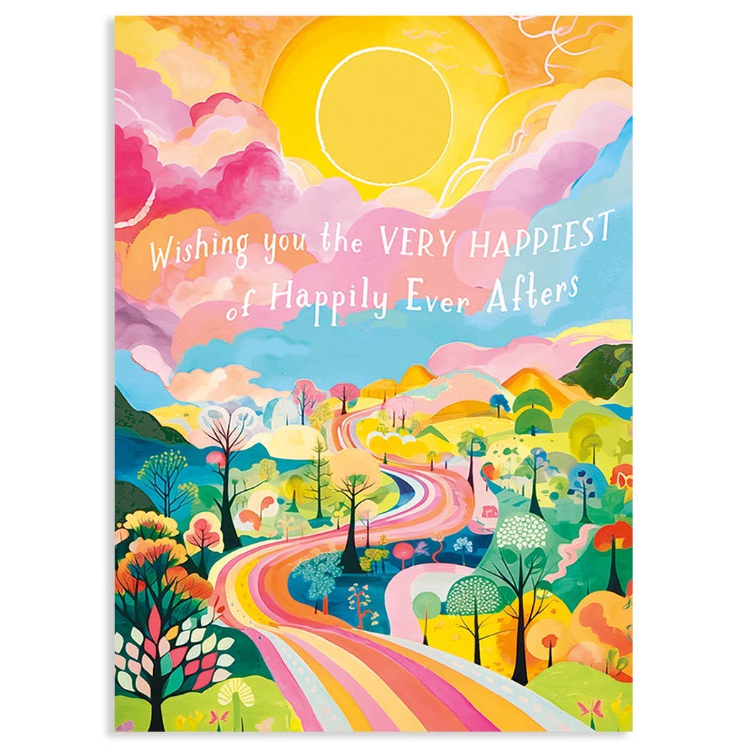 THE HAPPIEST WEDDING GREETING CARD 4.5 x 6.25