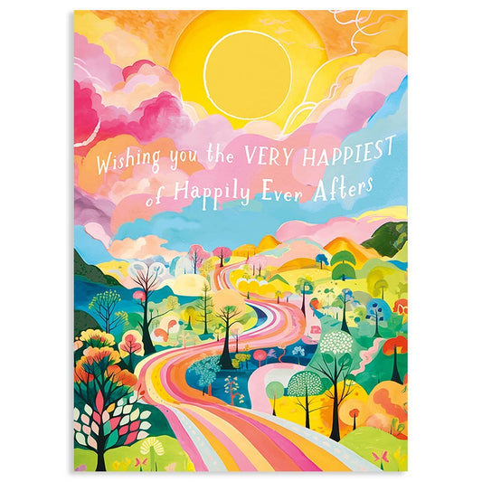 THE HAPPIEST WEDDING GREETING CARD 4.5 x 6.25