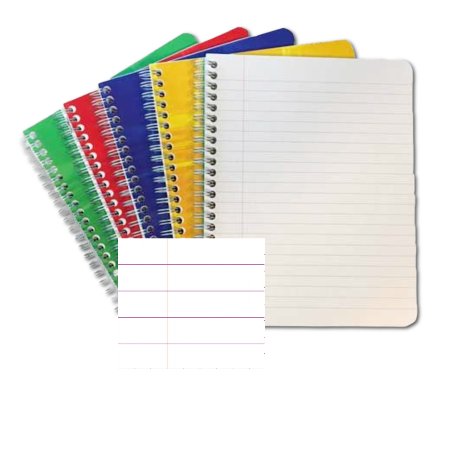 Classic Clairefontaine Spiral Notebook Lined/Margin