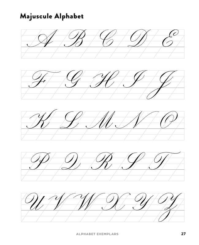 Copperplate Calligraphy Practice Book by Christen Allocco Turney