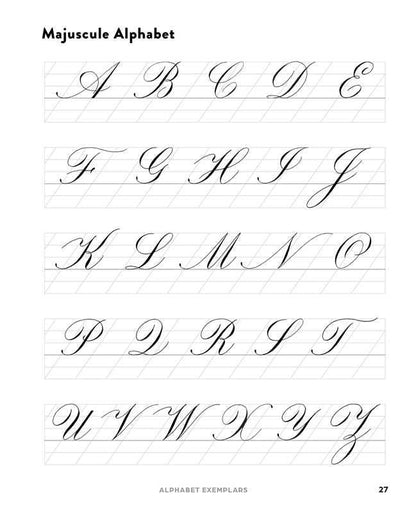Copperplate Calligraphy Practice Book by Christen Allocco Turney
