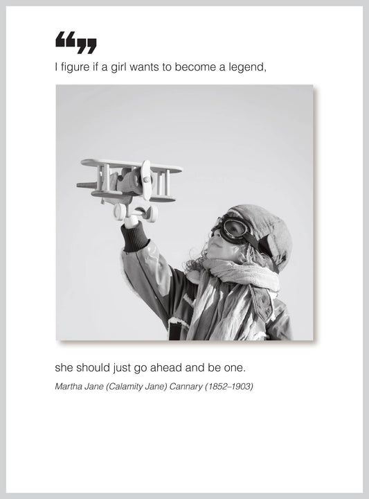 I figure if a girl Everyday Birthday Greeting Card