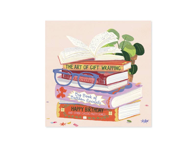 Literary Birthday Pop-Up Card