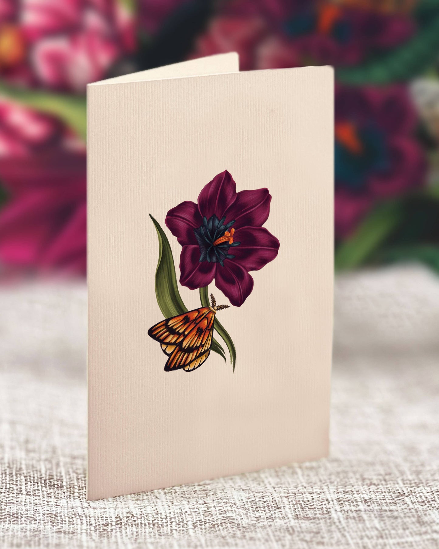 Mini Moonlight Gardens Pop-up Greeting Card