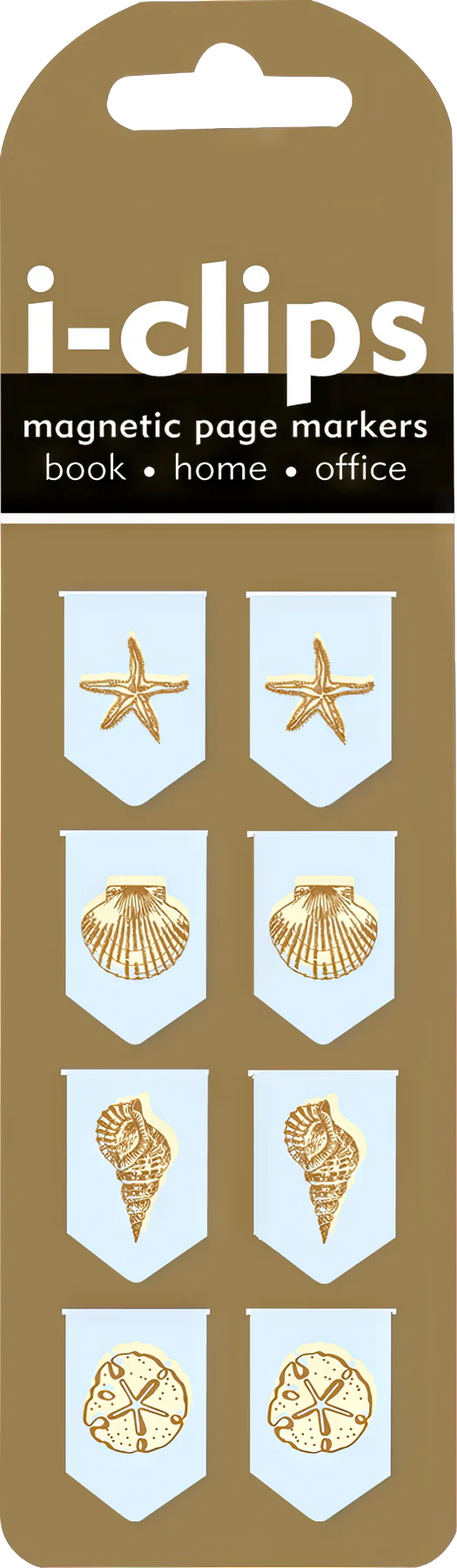 Seashells i-clips Magnetic Page Markers