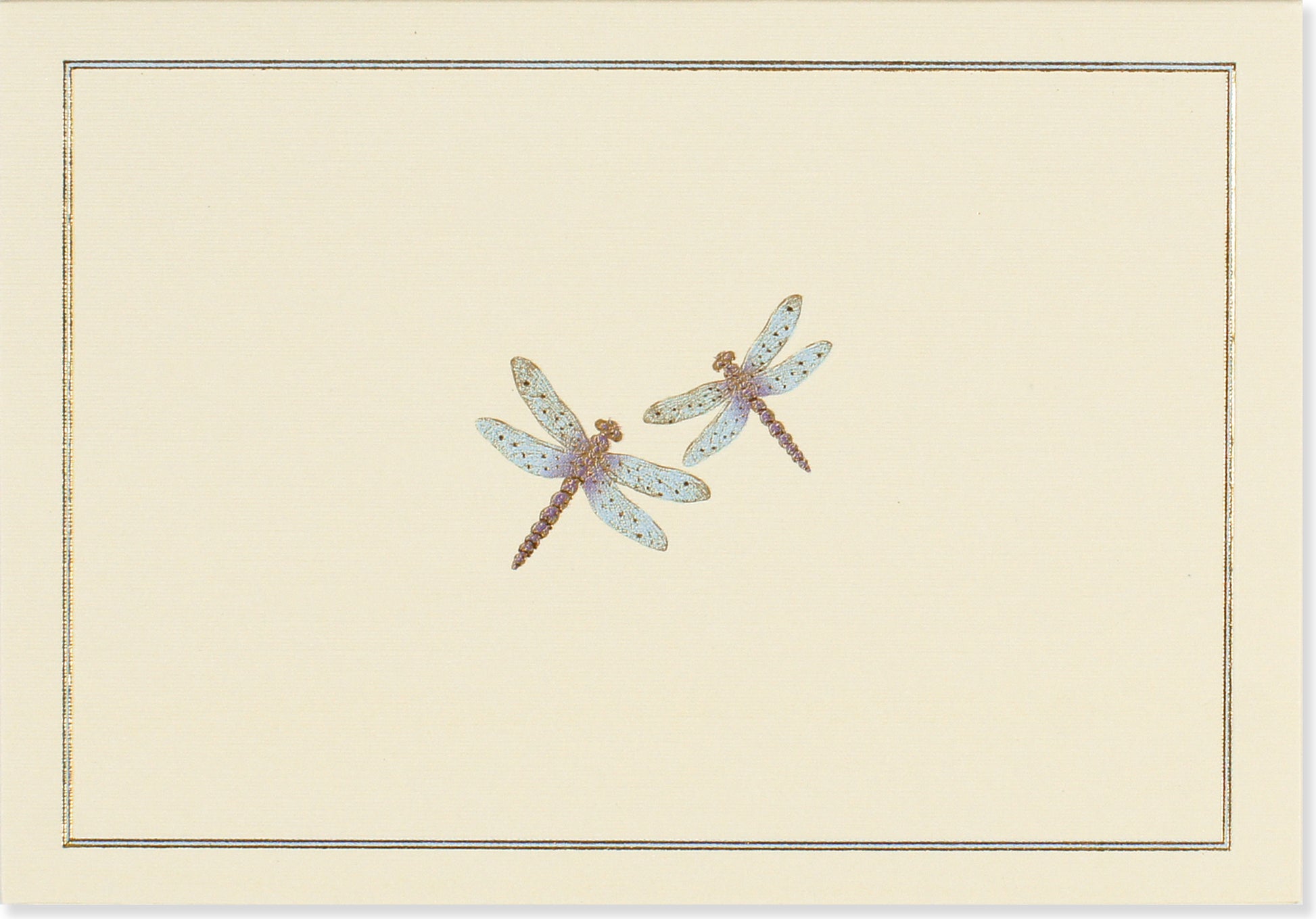 Blue Dragonflies Note Cards