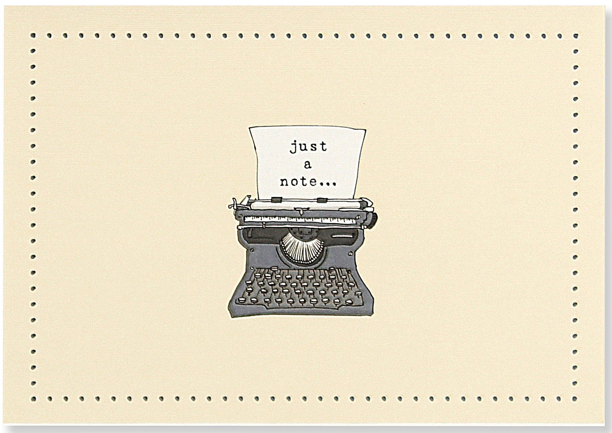 Typewriter Note Cards