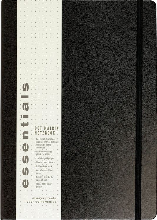 Essentials Dot Matrix Notebook, Extra Large, A4 Size