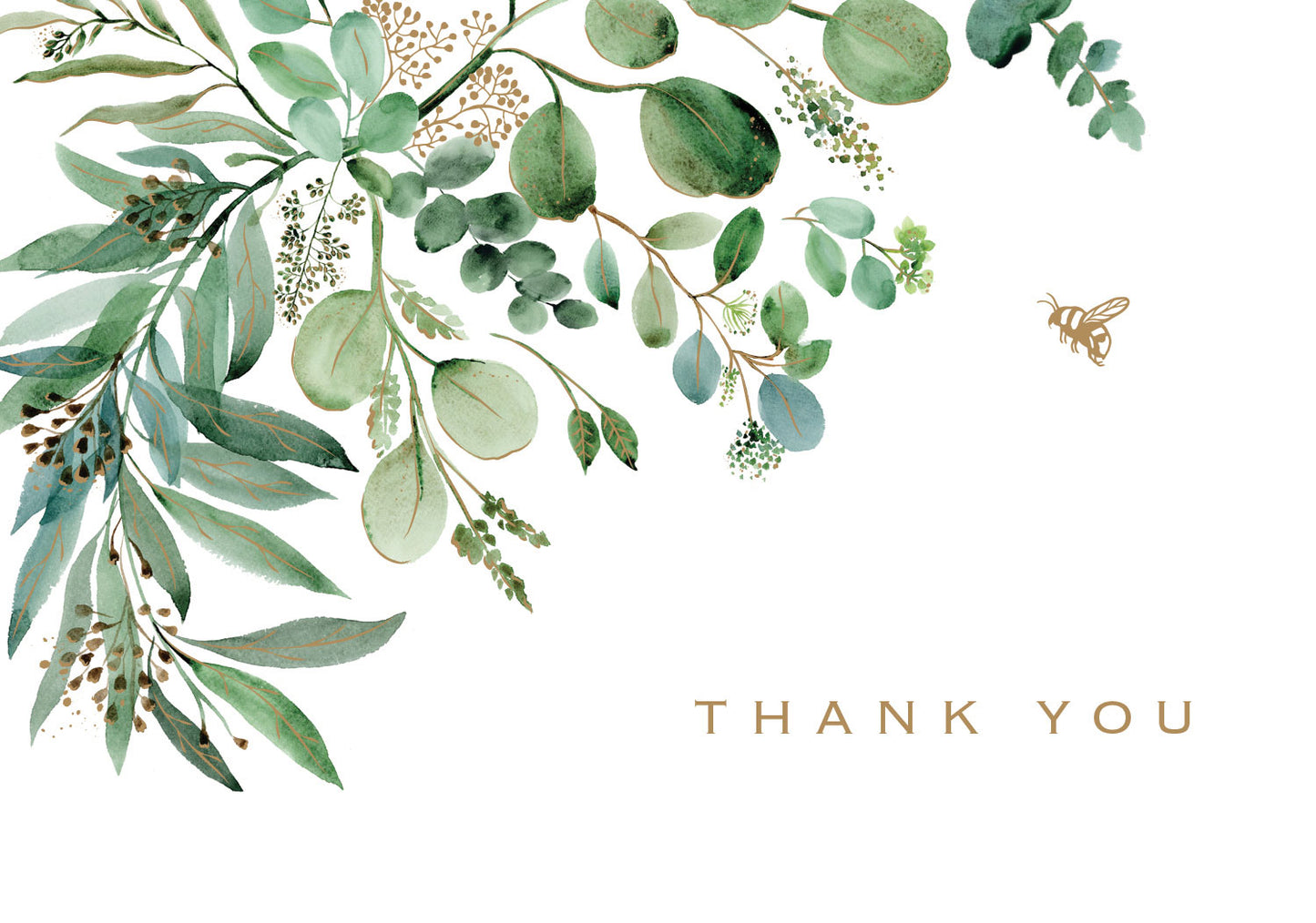 Eucalyptus Thank You Notes