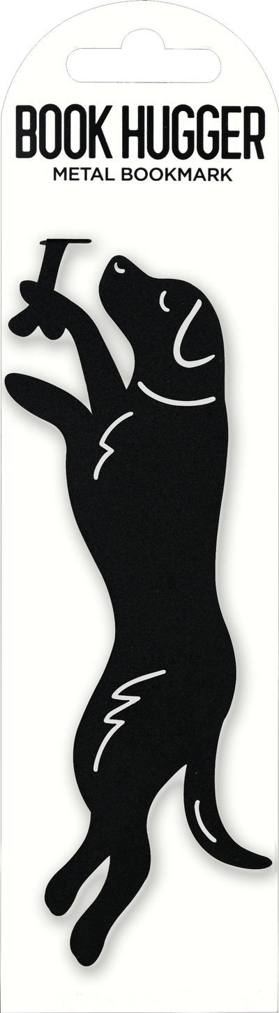 Metal Book Hugger Bookmark - Black Lab