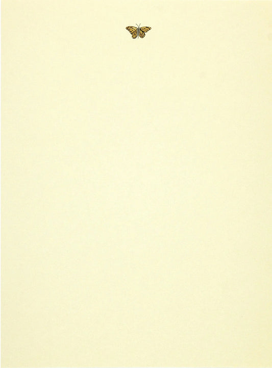 Gold Butterfly Stationery