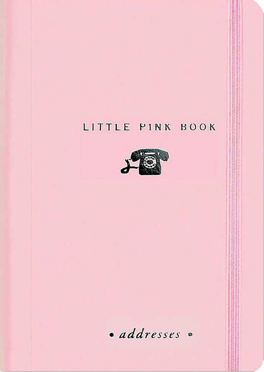 Little Pink Book of Addresses with stylish cover, perfect for stationery store organization by Peter Pauper Press