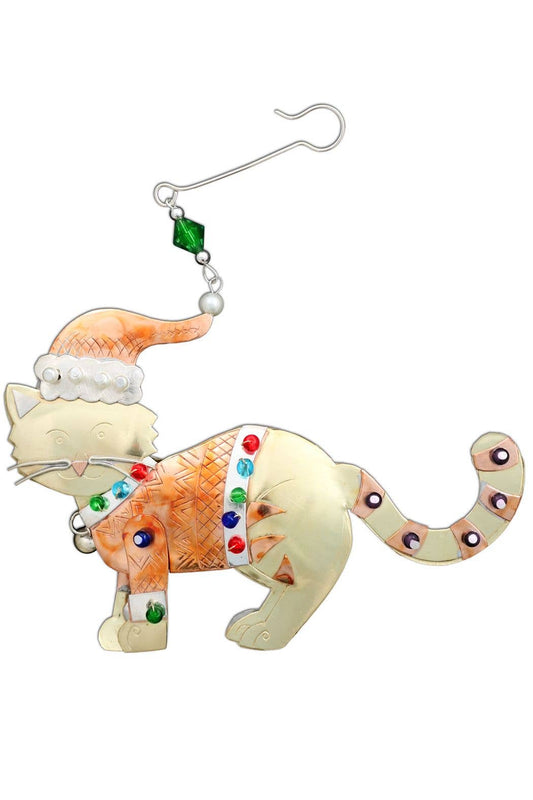 Festive Cat Ornament