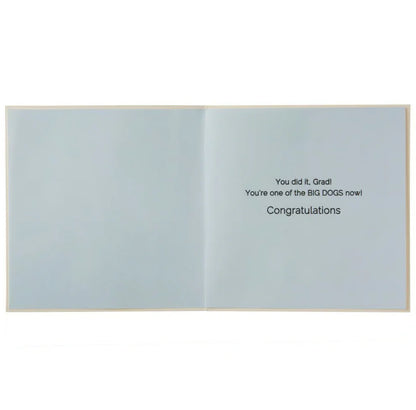 Pup in Hat Graduation Card