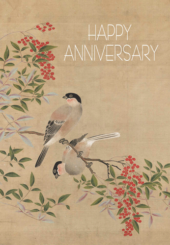 Album Of Birds And Flowers Eday N Size-Anniversary/gold Bronze - available at Occasions Just Write