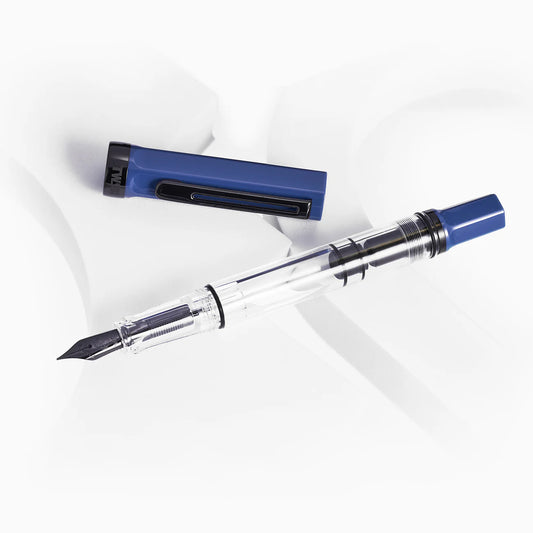 ECO:TWSBI ECO Slate Blue w/ Onyx Fountain Pen