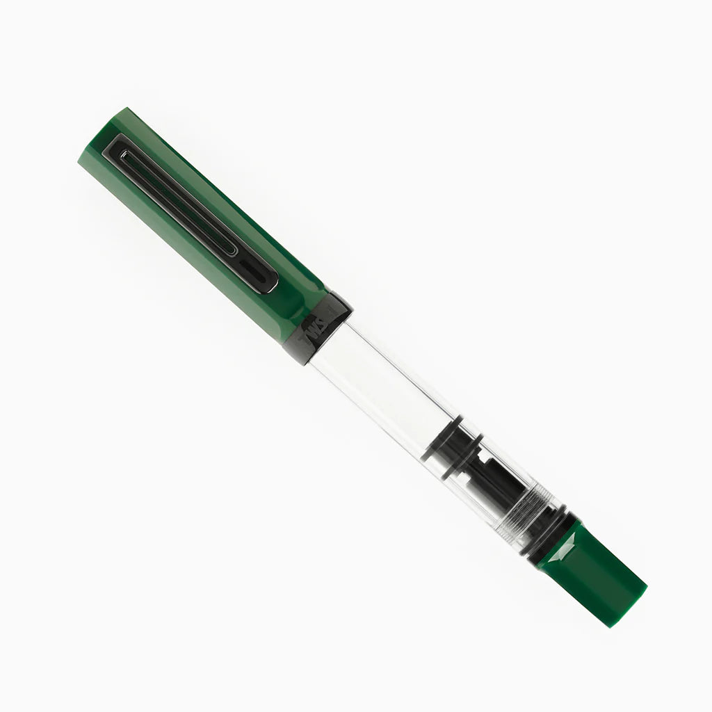 ECO:TWSBI ECO Irish Green w/ Onyx Fountain Pen