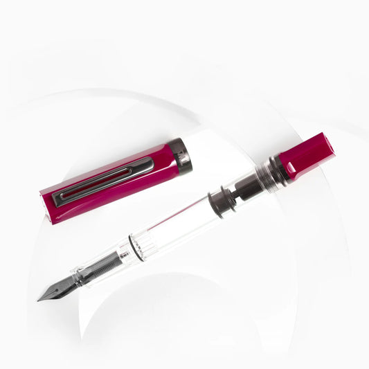 ECO:TWSBI ECO Plum w/ Onyx Fountain Pen