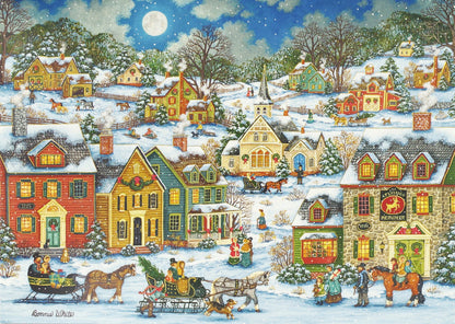 Festive Village - Deluxe Holiday Cards