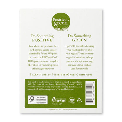 Positively Green Wedding - “Take time to share everything” - Grace Duffield Goodwin