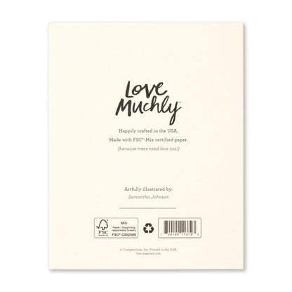 Love Muchly Baby Greeting Card “The world just got a whole lot cuter”