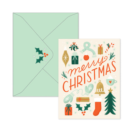 Merry Baubles - Merry Christmas Boxed Holiday Cards