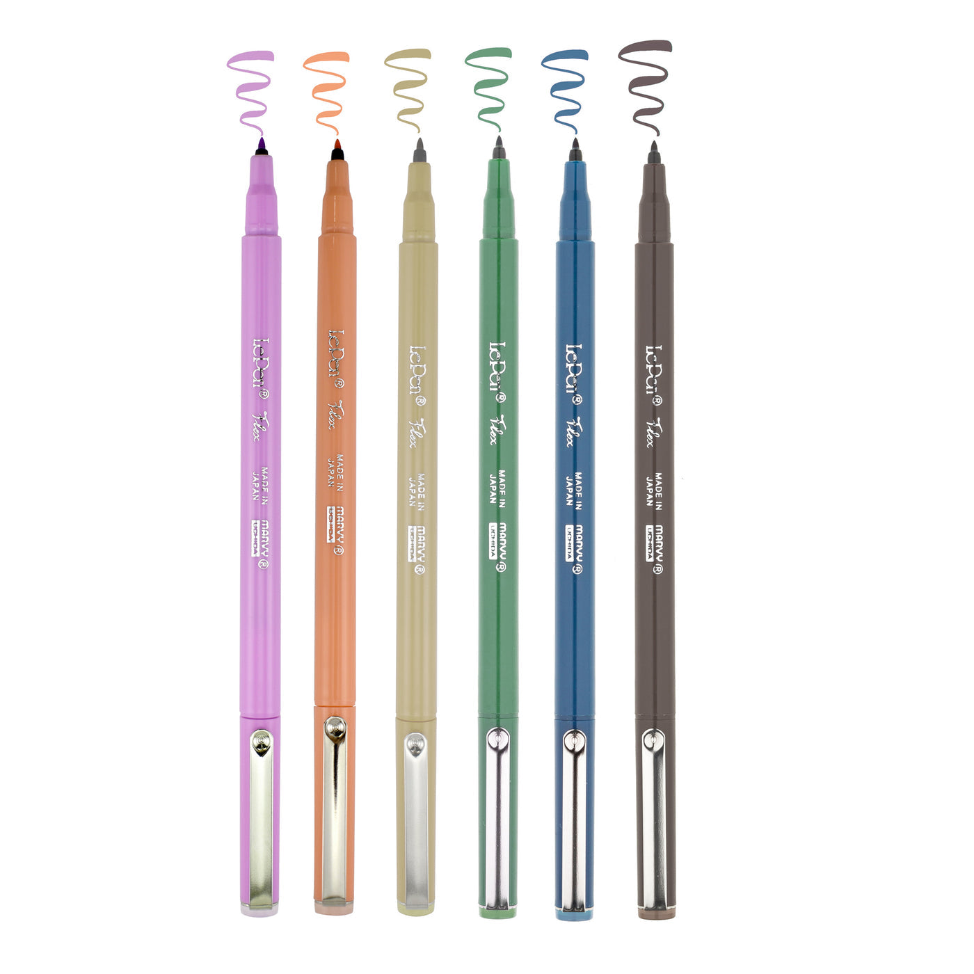 Le Pen Flex Retro Set of 6