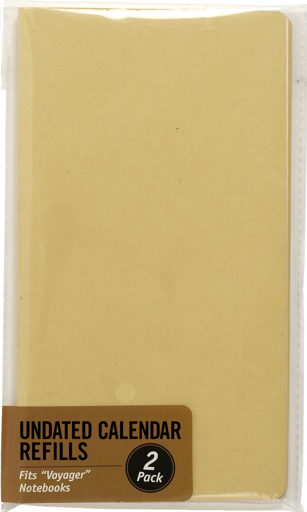Voyager Notebook Undated Calendar Refill