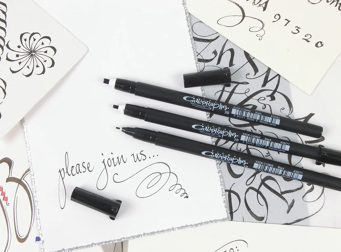 Pigma Calligrapher 3 Pen Set