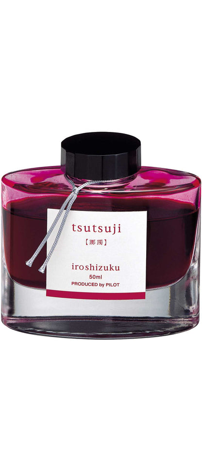 Iroshizuku Ink Tsutsuji 50ml Bottle - Vibrant Japanese Stationery Store Essential